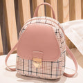 Rozené Check Lock Mini Backpack - Convertible Shoulder Purse