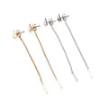 Rozené Gold Tassel Triangle Earrings - Minimalist Dangle