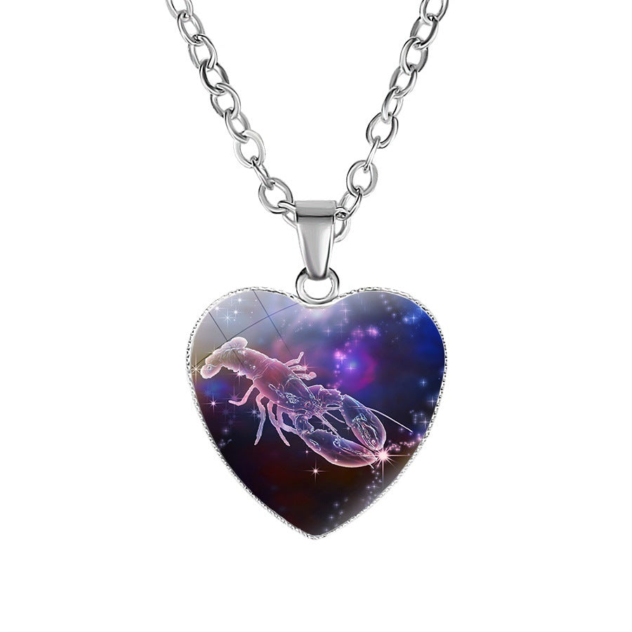 Rozené Zodiac Heart Pendant Necklace - Personalized Astrology