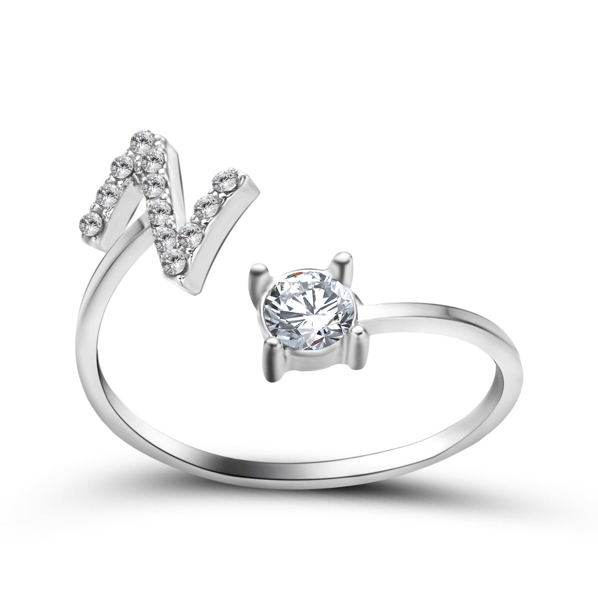 Silver / Z - Initial Letter Ring