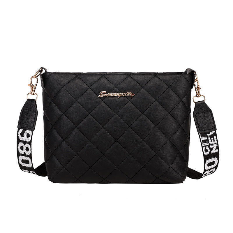 Rozené Quilted Chain Crossbody - Embroidered Mini Purse | Elegant