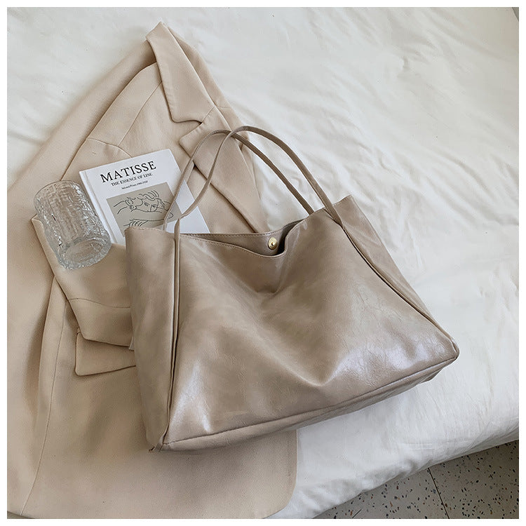 Rozené Retro Soft Leather Shoulder Bag - Large Capacity | Fall Vibes