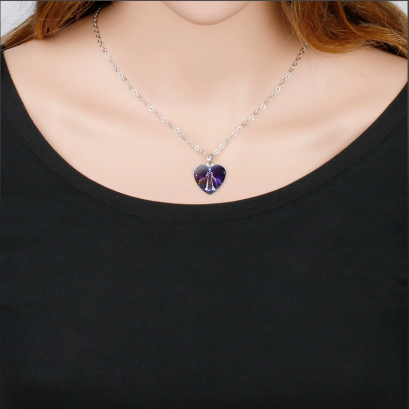 Rozené Zodiac Heart Pendant Necklace - Personalized Astrology