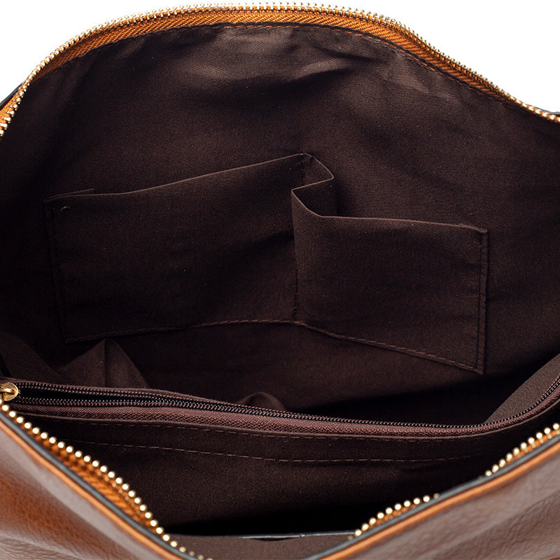 Rozene Slouchy Hobo Tote - Soft Woven Shoulder Bag
