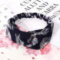 Rozene Retro Printed Headband - Wide Fabric Hair Band