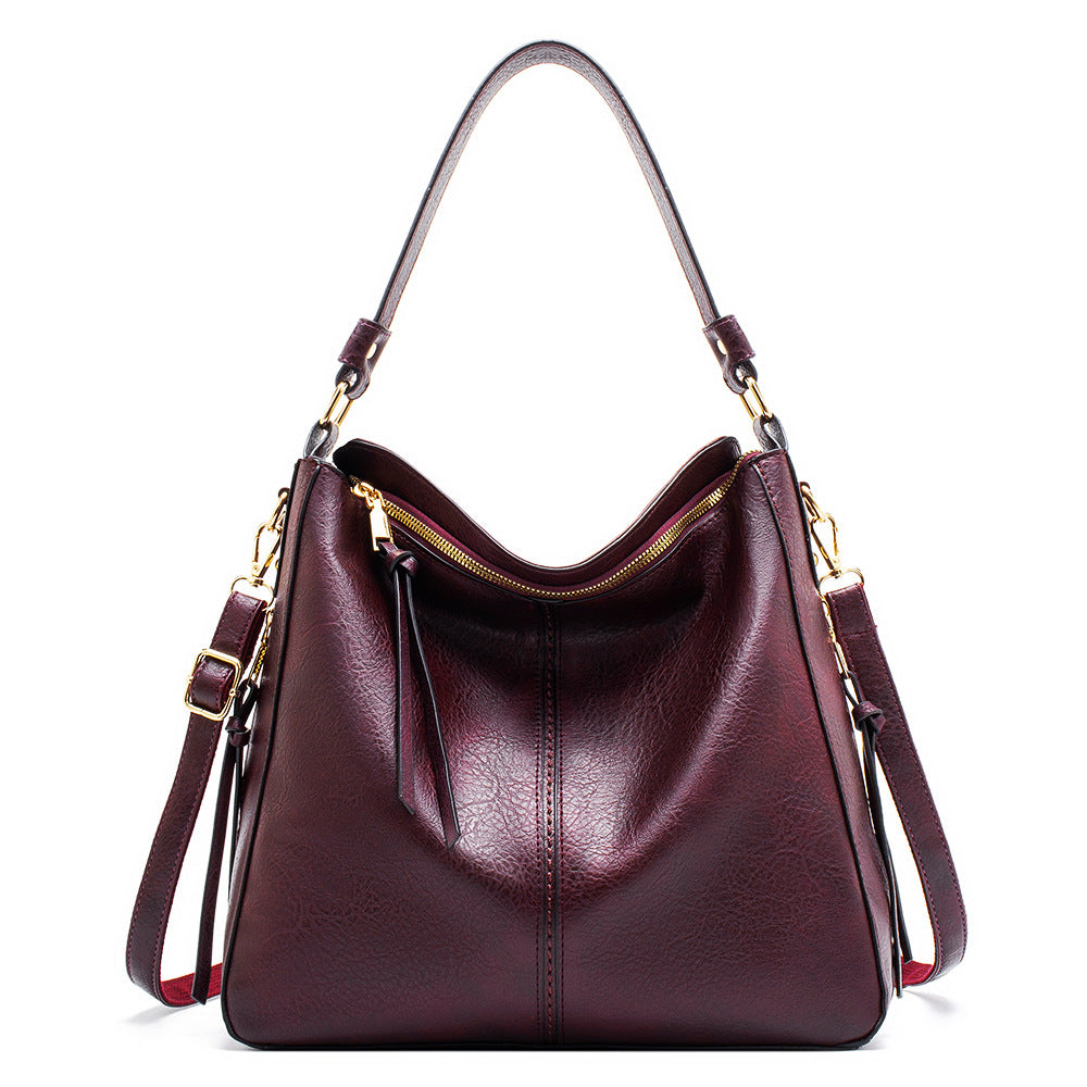 Rozene Slouchy Hobo Tote - Soft Woven Shoulder Bag
